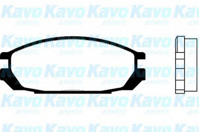 KAVO PARTS bp6546 -  Комплект тормозных колодок, дисковый тормоз